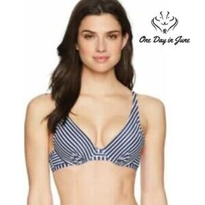 Coastal Blue Underwire Bikini Top Size M